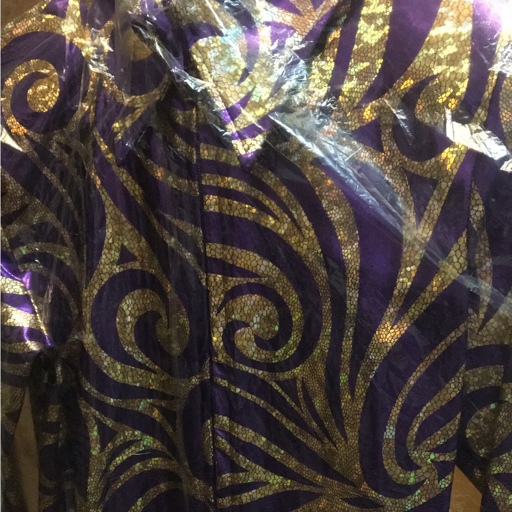 Hobby Horse purple glitter show shirt